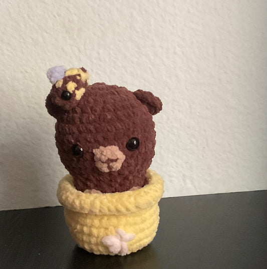 Bear in a honey pot