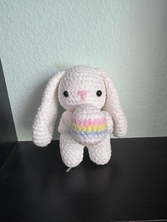 Bunny holding a Easter egg