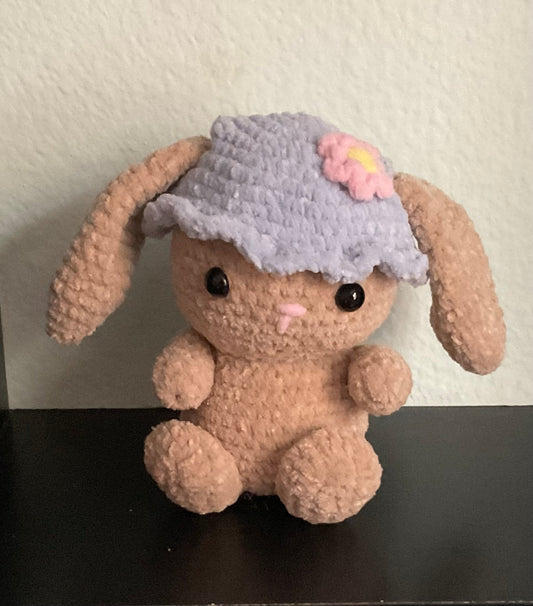 Bunny with a flower hat